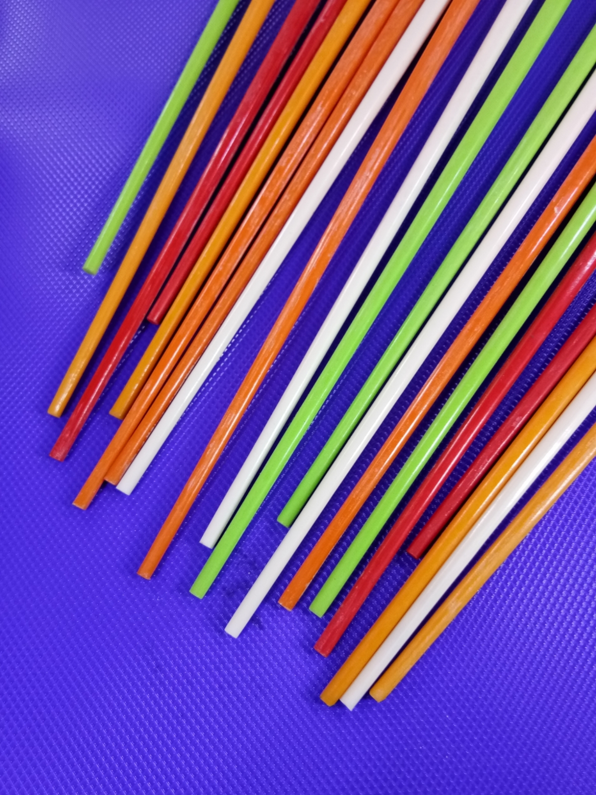 ตะเกียบเมลามีน5สีแพค10คู่