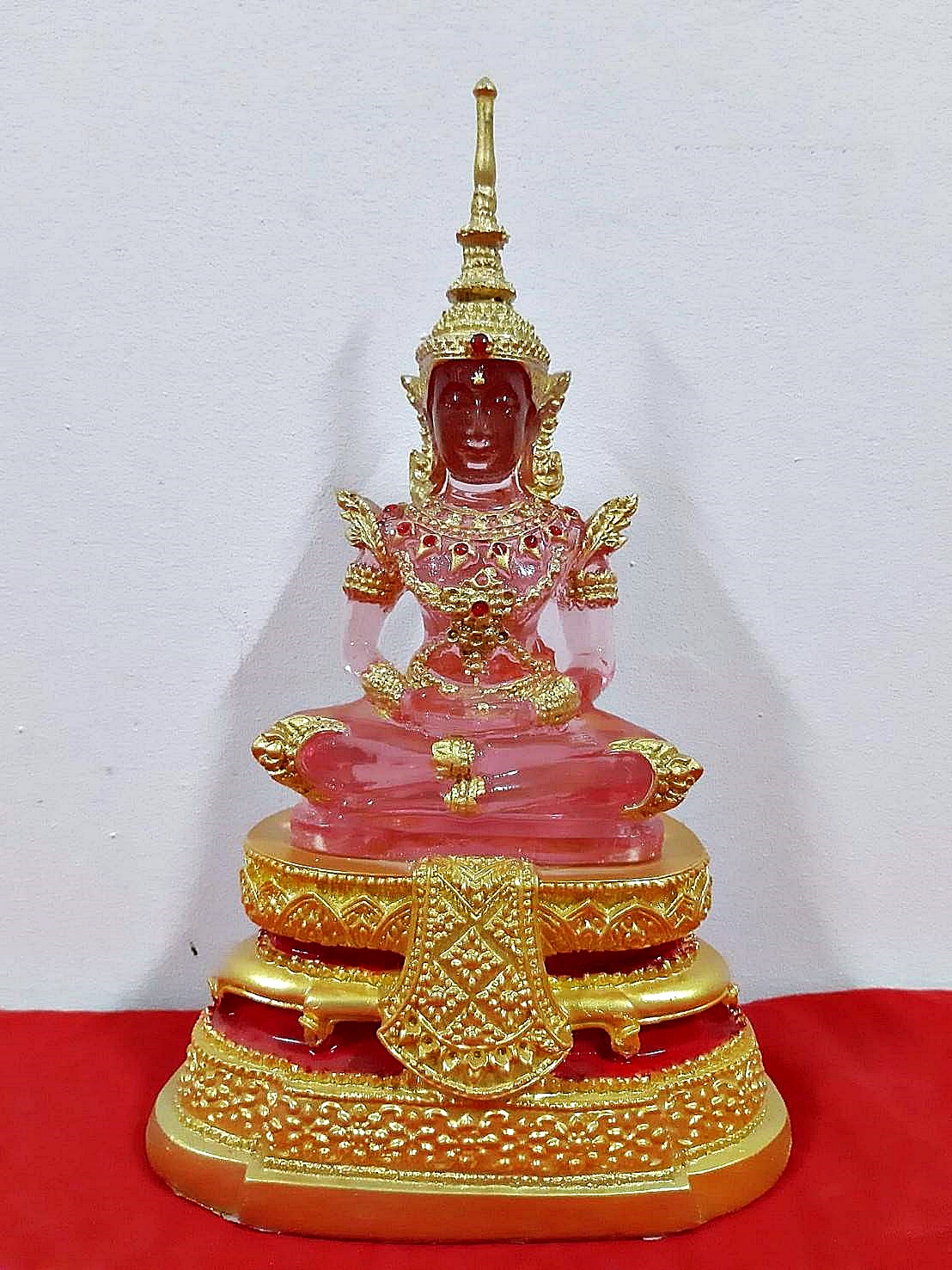 พระแก้วมรกต หน้าตัก5นิ้ว (ครบชุด8สี 8องค์) - (สีขาว สีแดง สีเหลือง สีชมพุ สีเขียว สีส้ม สีฟ้า สีม่วง)