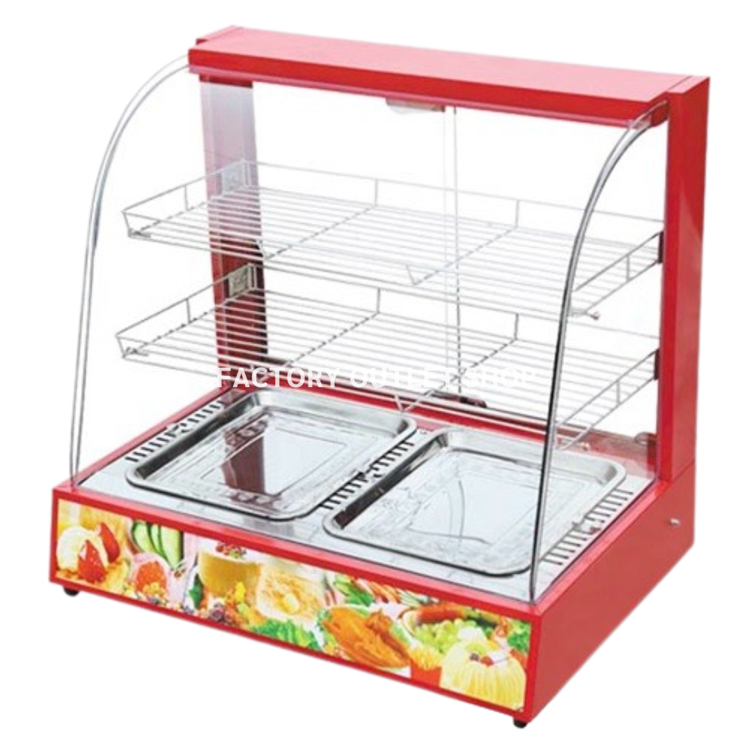 ตู้โชว์อุ่นอาหาร ตู้อุ่นร้อน ตู้โชว์พาย ตู้อุ่นอาหาร Food Warmer Display