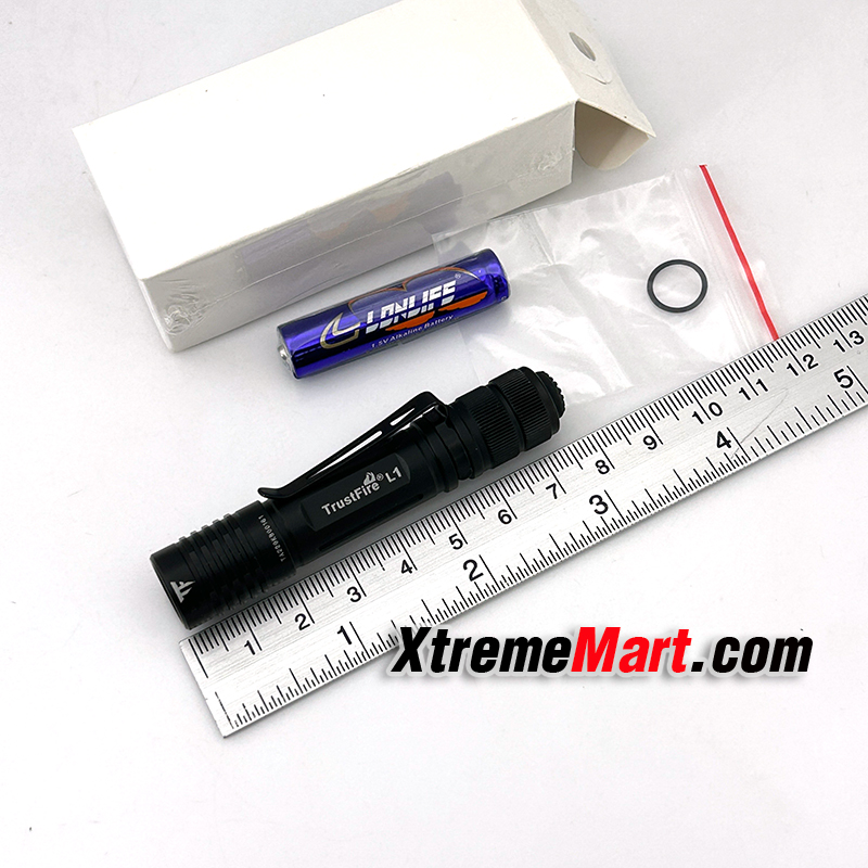 ไฟฉายขนาดเล็ก TrustFire L1 385LM 2 Modes EDC Tactical Flashlight (*แถมฟรี แบตอัลคาไลน์ AAA 1 ก้อน)