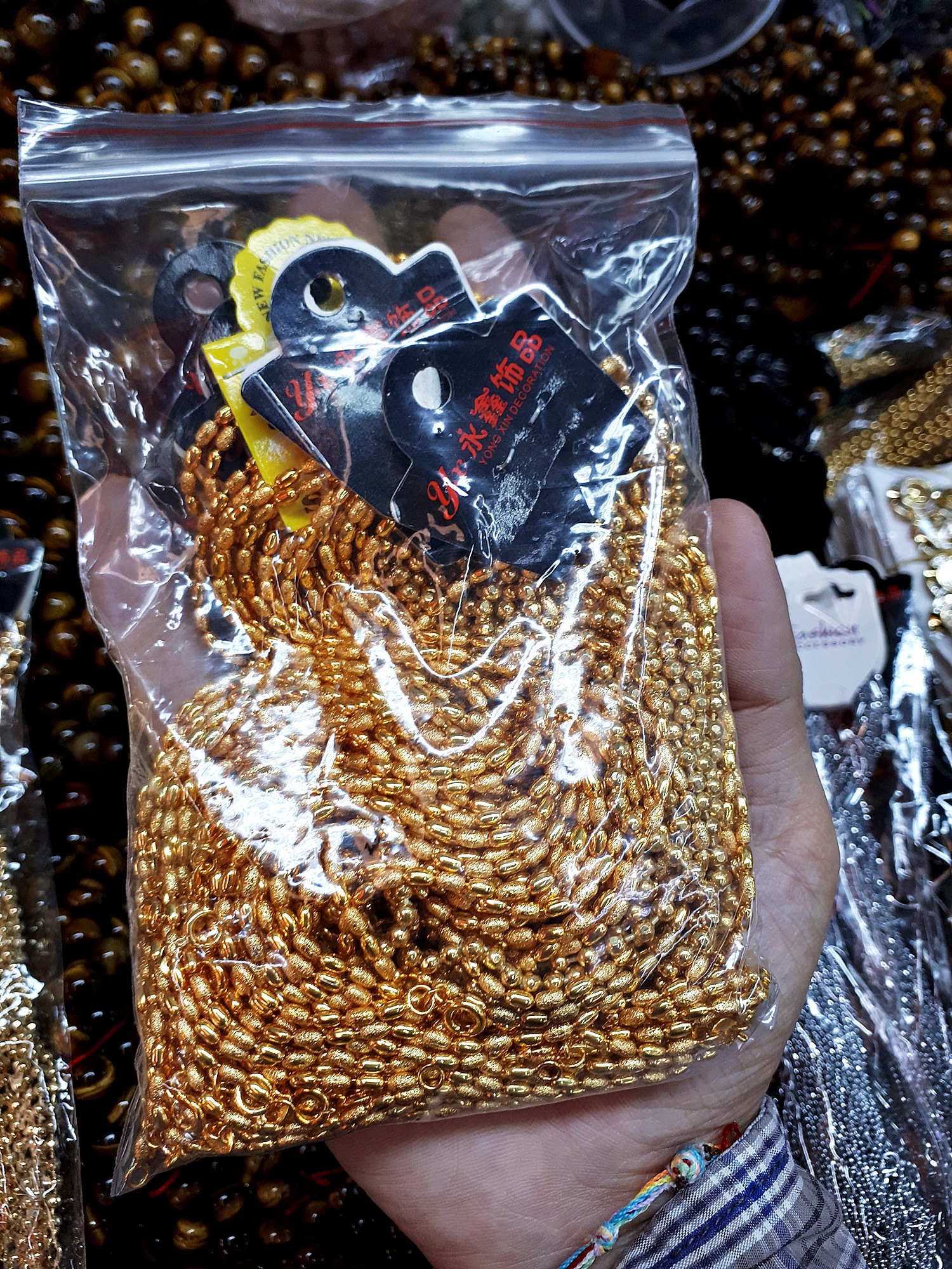 สร้อย สแตนเลส โครเมียม ชุบทอง ( ขายปลีก ขายส่ง )