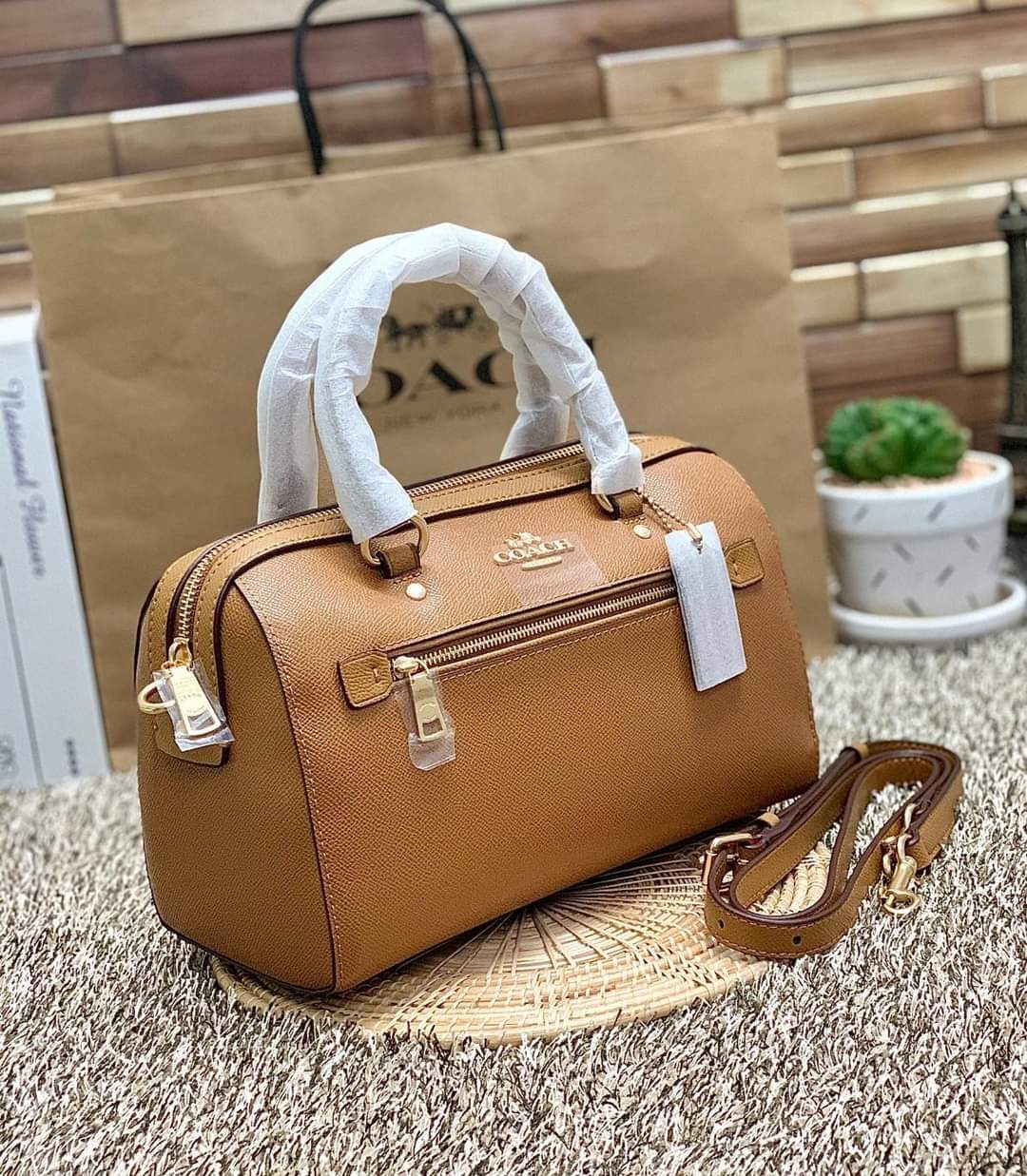 COACH ROWAN SATCHEL ((79946)) (แอดไลน์ก่อนสั่งซื้อ)