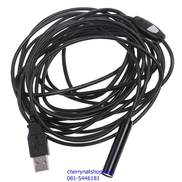 กล้องงูรุ่นA:สายเคเบิ้ล5เมตร ดูที่แคบช่องแอร์,เครื่องยนต์,เพดาน,ท่อ