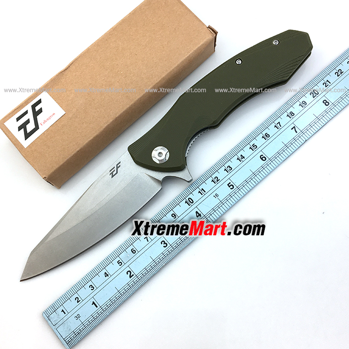 มีดพับ Eafengrow EF228 ด้ามเขียว D2 Blade Pocket Knives G10 Handle (ด้ามเขียว)