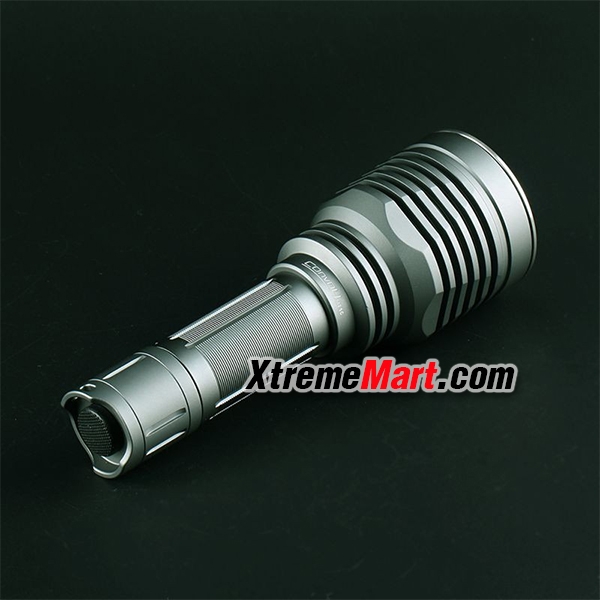 ไฟฉาย Convoy M21C หลอด SST40 2300lm แสงสีขาวอมเหลือง มี 4 โหมด 5000K LED Portable Flashlight (สีเทา)