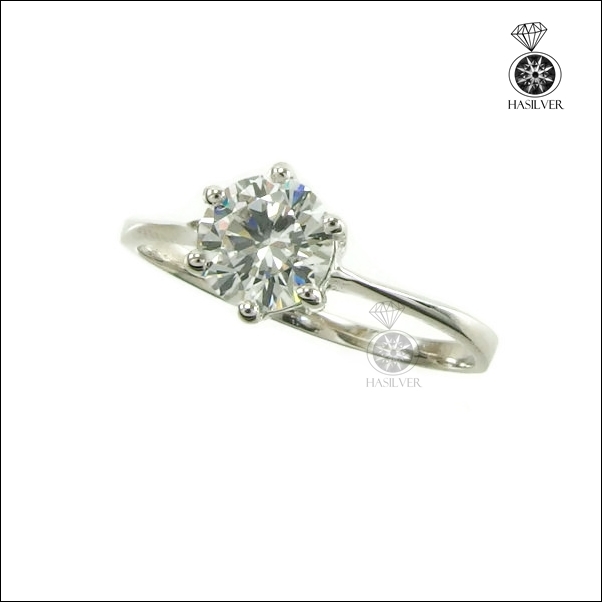 แหวนเงินแท้ สวยใสระยิบระยับจับใจ เพชรCZ คุณภาพจากอเมริกา