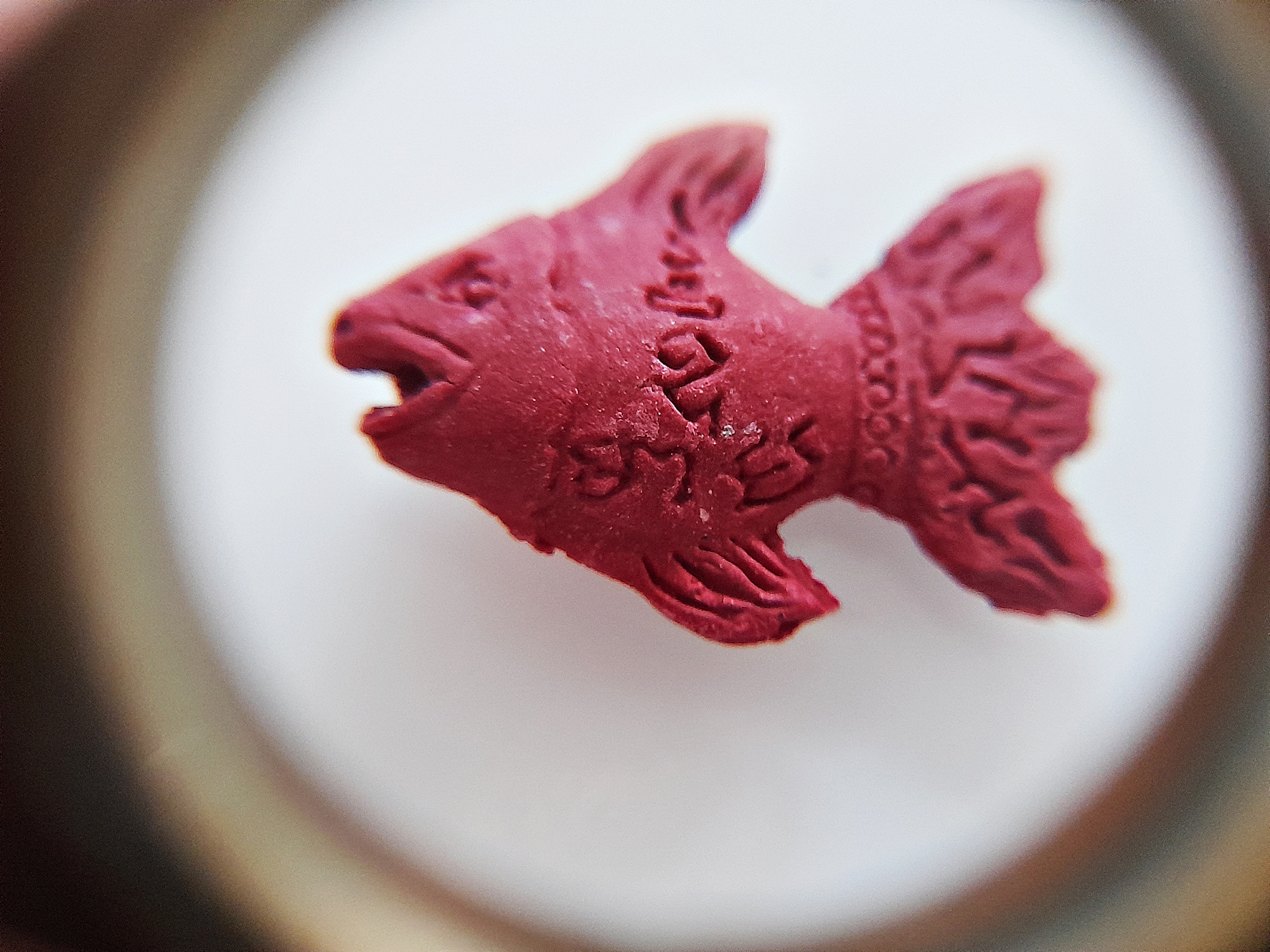 ปลาตะเพียน แดง (งับทรัพย์) เนื้อผง สร้างปลุกเสก ปี2564 #รับประกันแท้ - (ใช้มวลสารผงว่าน111ชนิด ที่เข้าพิธีเสาร์๕ ของ หลวงพ่อฤาษีลิงดำ วัดท่าซุง เมื่อ ปี2535) - (หากินหาทรัพย์ได้ง่ายๆ คล่องตัว ว่องไว เร็วกว่าใครๆ หลบหลีกอุปสรรคศัตรูเเละคู่เเข่งได้อย่างสบาย