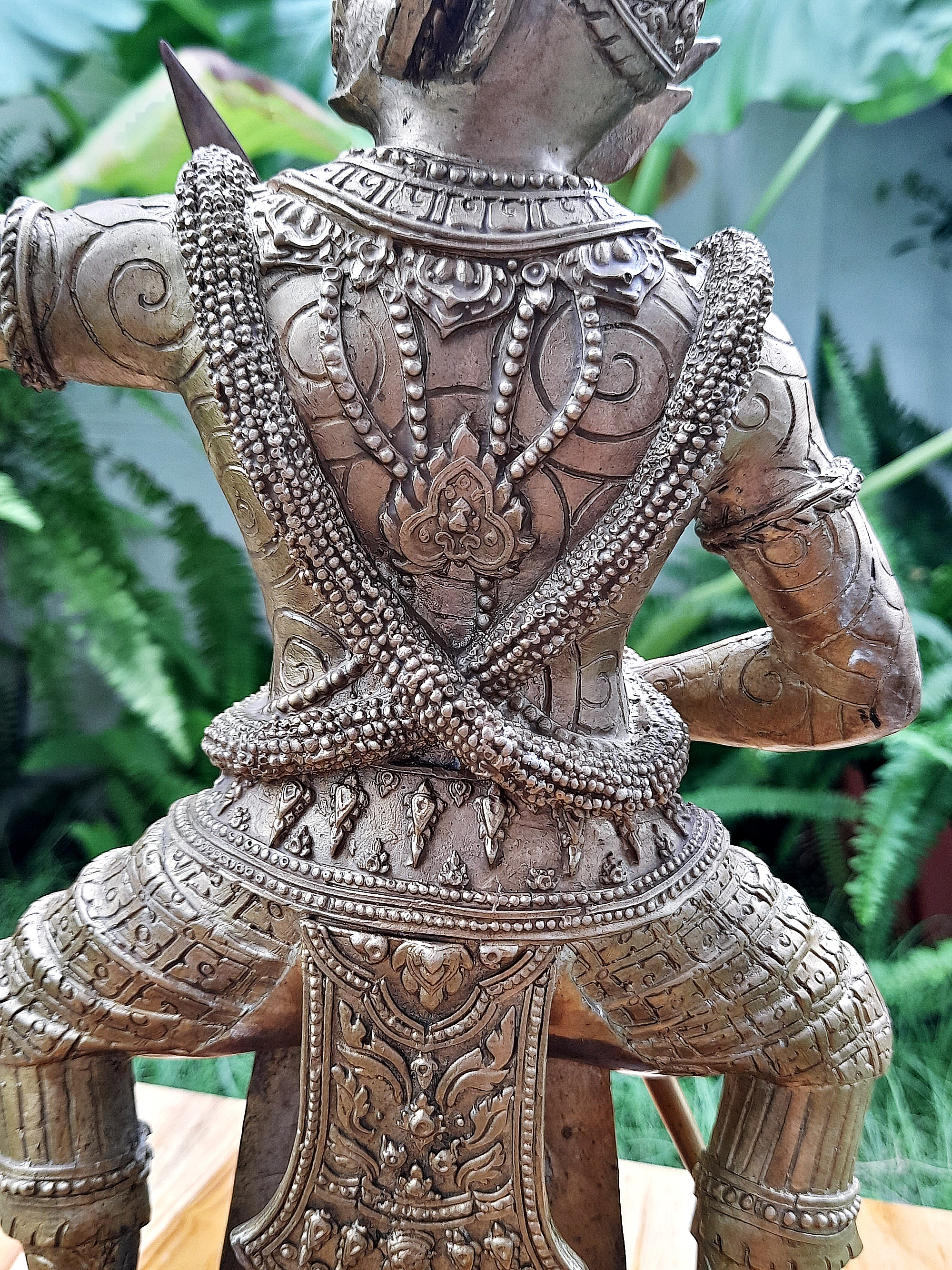 รูปหล่อ พระพิราพ เนื้อโลหะชนวน(ทองเหลืองผสมชนวน) องค์เททอง#นำฤกษ์ (สูง12นิ้ว ฐาน9นิ้ว) ปี2563 #รับประกันแท้