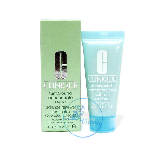 (Tester 7mL) Clinique Turnaround Concentrate Extra Radiance Renewer 7mL เซรั่มขายดีแห่งปี บำรุงผิวหน้า เพิ่มความกระจ่างใส