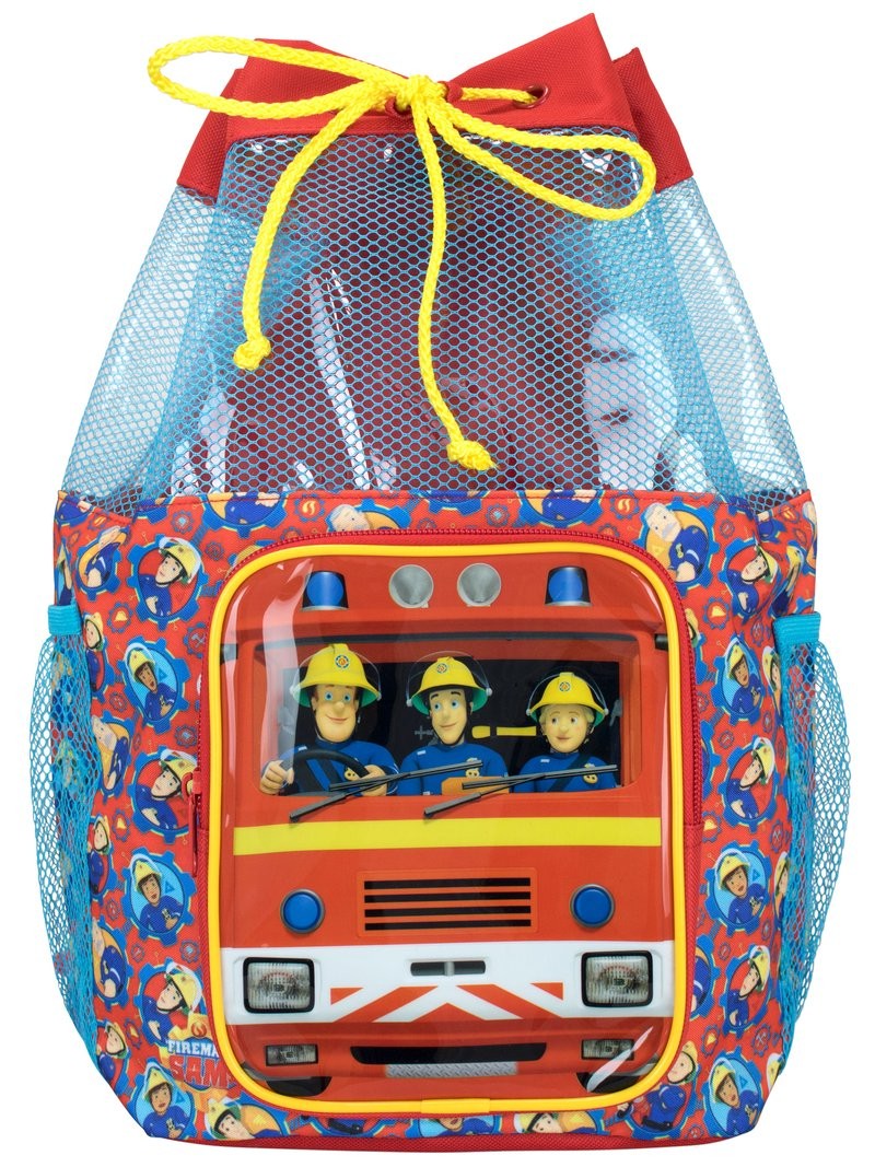 กระเป๋าสะพายเป้กันน้ำ Character UK Fireman Sam Swim Bags for Kids
