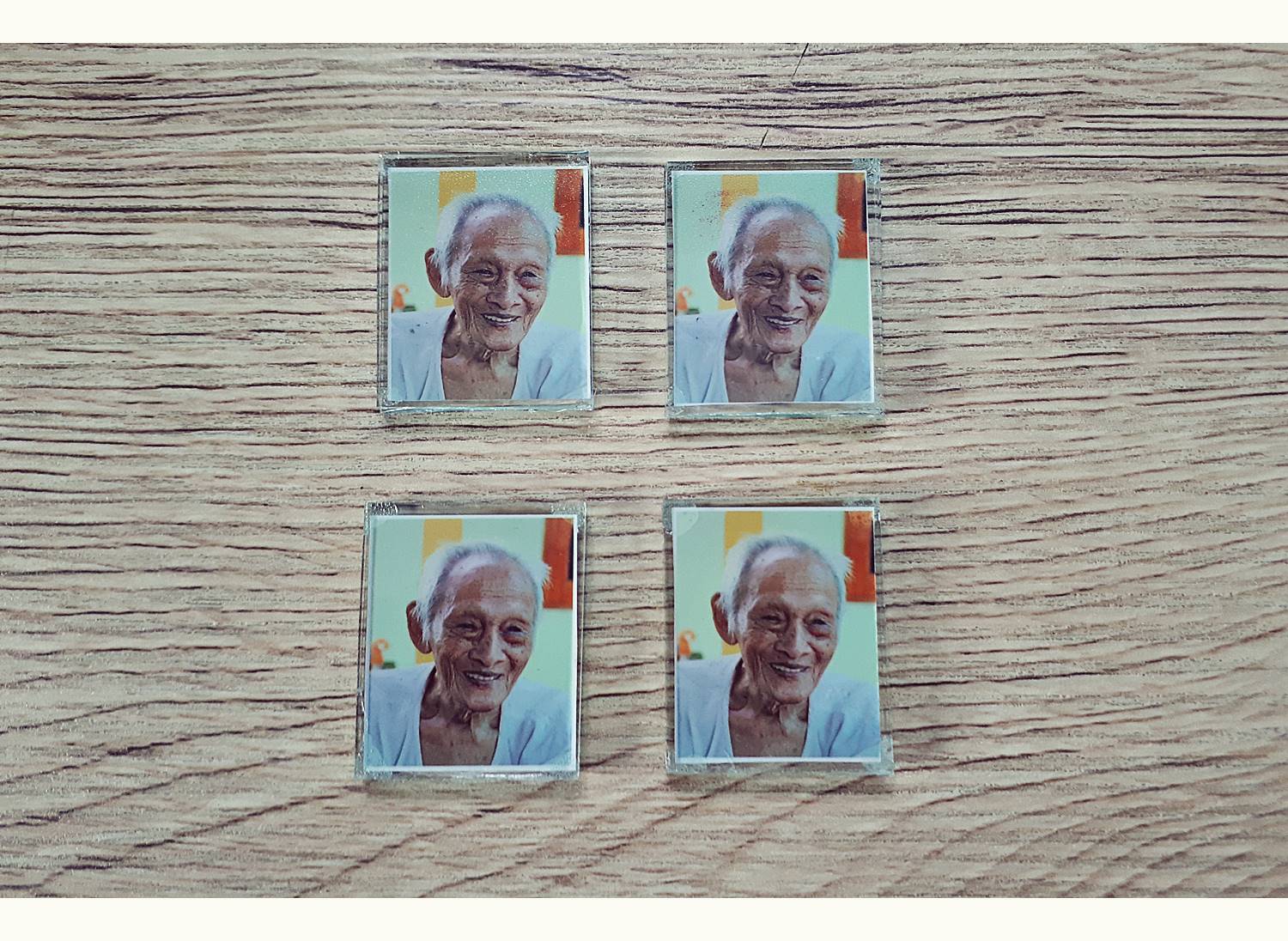 รูป อ.ปู่เม่า (ทันยุค อ.ปู่เม่า เสกอฐิษฐานจิต) ปี2560 #รับประกันแท้และทันยุคเสก