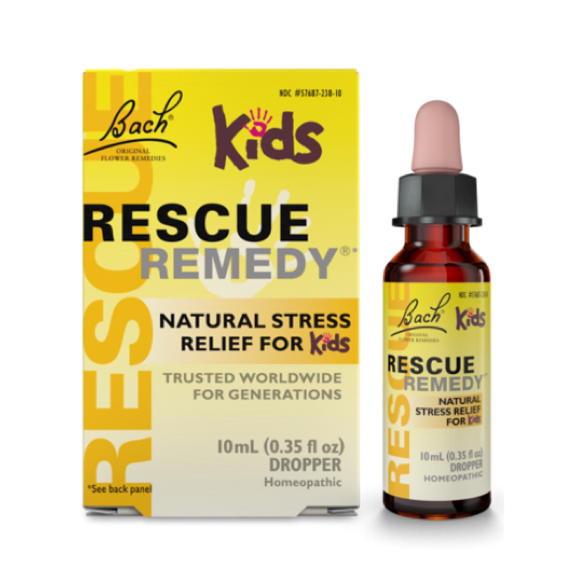 สมุนไพรบรรเทาความกังวลและผ่อนคลายความตึงเครียดสำหรับเด็ก Bach Original Rescue Remedy - Natural Stress Relief for Kids