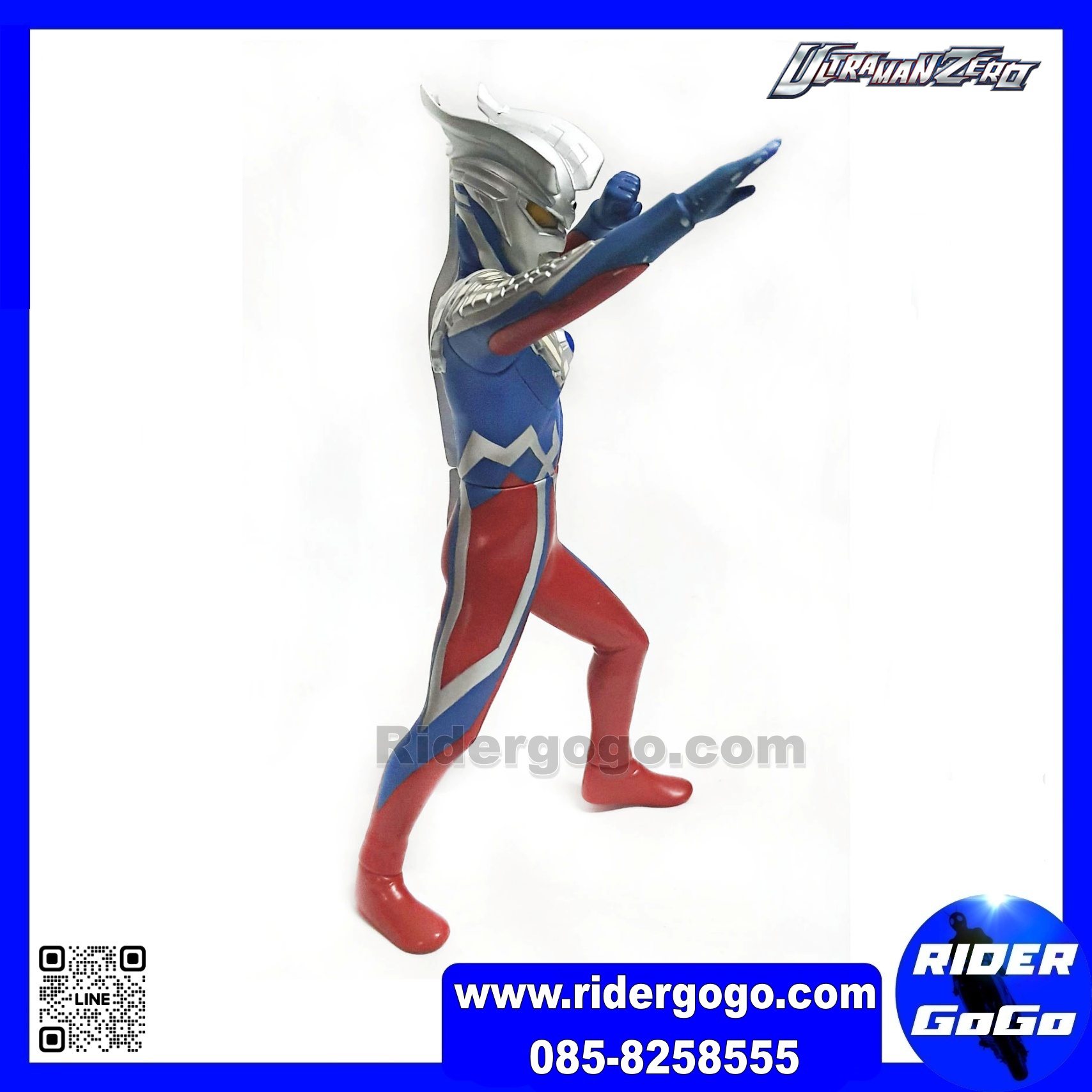 โมเดล อุลตร้าแมน ซีโร่ Ultraman Zero Big Size Soft สภาพสวย ของแท้ Bandai