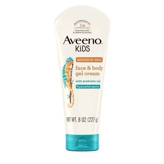เจลครีมบำรุงสำหรับเด็ก Aveeno Kids Face & Body Gel Cream with Prebiotic Oat