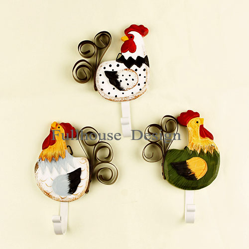 ที่แขวน รูปไก่ 1 ชุดมี 3 ชิ้น