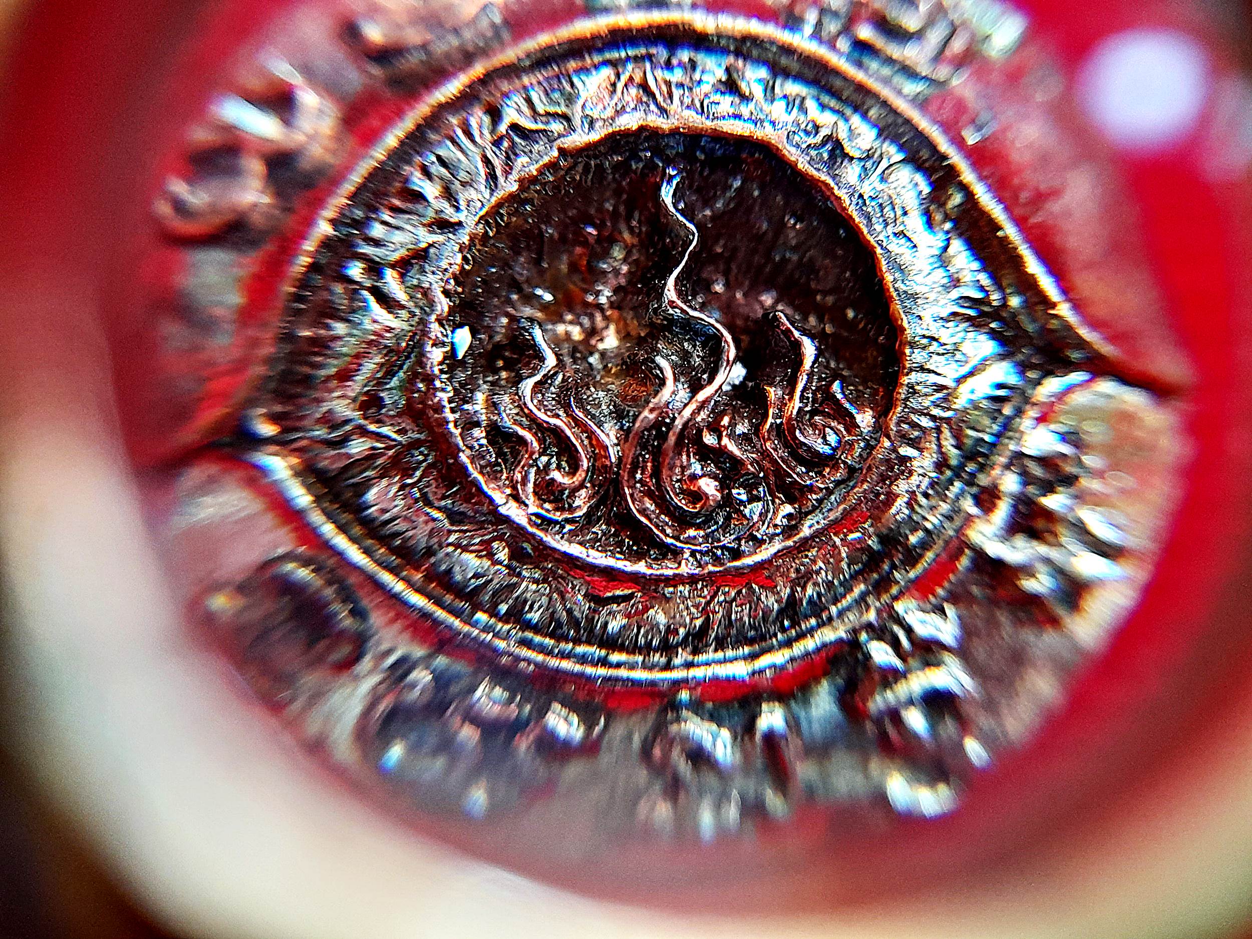 ดวงตา พยายม เนื้อโลหะชนวน (งานไหว้ครู ปี2561) #รับประกันแท้ - หลวงพี่เก่ง วัดท่าเสา