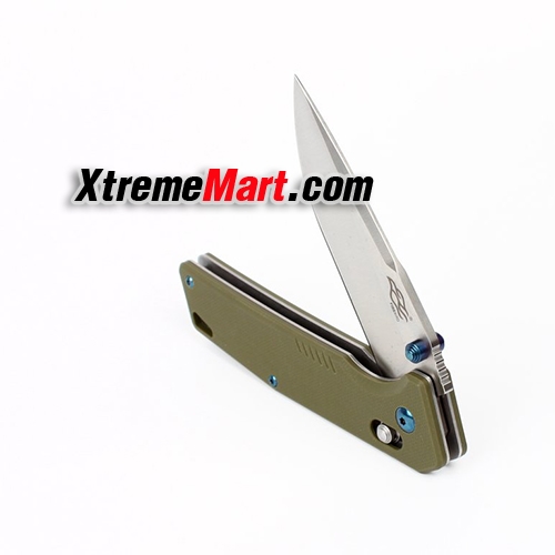 มีดพับ Ganzo Firebird FB7601 - GR 440C Blade G10 Handle Scales Bearing Axis Lock Folding Knife - Green