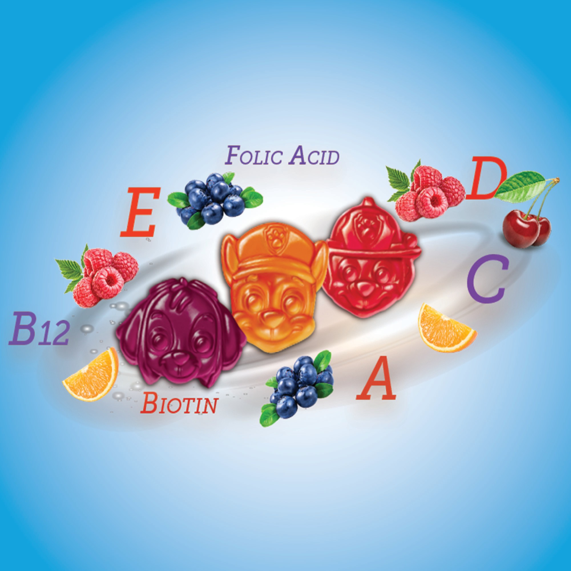 วิตามินรวมสำหรับเด็กชนิดกัมมี่ L'il Critters Paw Patrol Complete Multivitamin (190 Gummies)