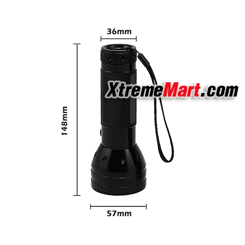 ไฟฉายแสงยูวี 51UV Flashlight LED 395NM 5W Blacklight (แสงสีม่วง)