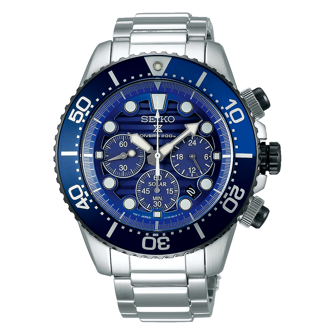 Karnvera Shop นาฬิกาข้อมือผู้ชาย Seiko Solar Men's watch รุ่น SSC675P1