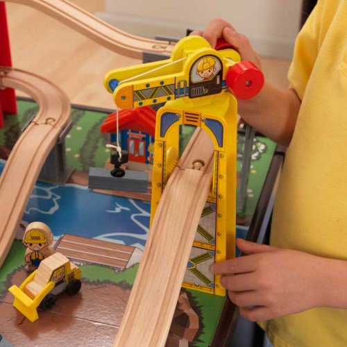 โต๊ะกิจกรรมเอนกประสงค์พร้อมชุดโมเดล KidKraft Metropolis Train Set and Table