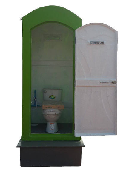 ห้องน้ำเคลื่อนที่ไฟเบอร์กลาส vip รุ่นฐานยื่น ห้องส้วม ไฟเบอร์กลาส
