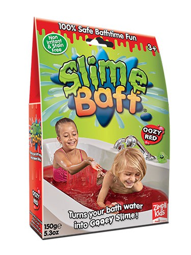 ผงสไลม์แสนสนุกสำหรับเด็ก Zimpli Kids Slime Baff (Oozy Red)