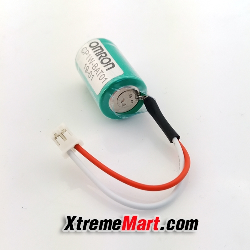 แบตเตอรี่ Omron CP1W-BAT01 CJ1W-BAT01 CP1E 3V 1800mah PLC Battery Batteries with Plug