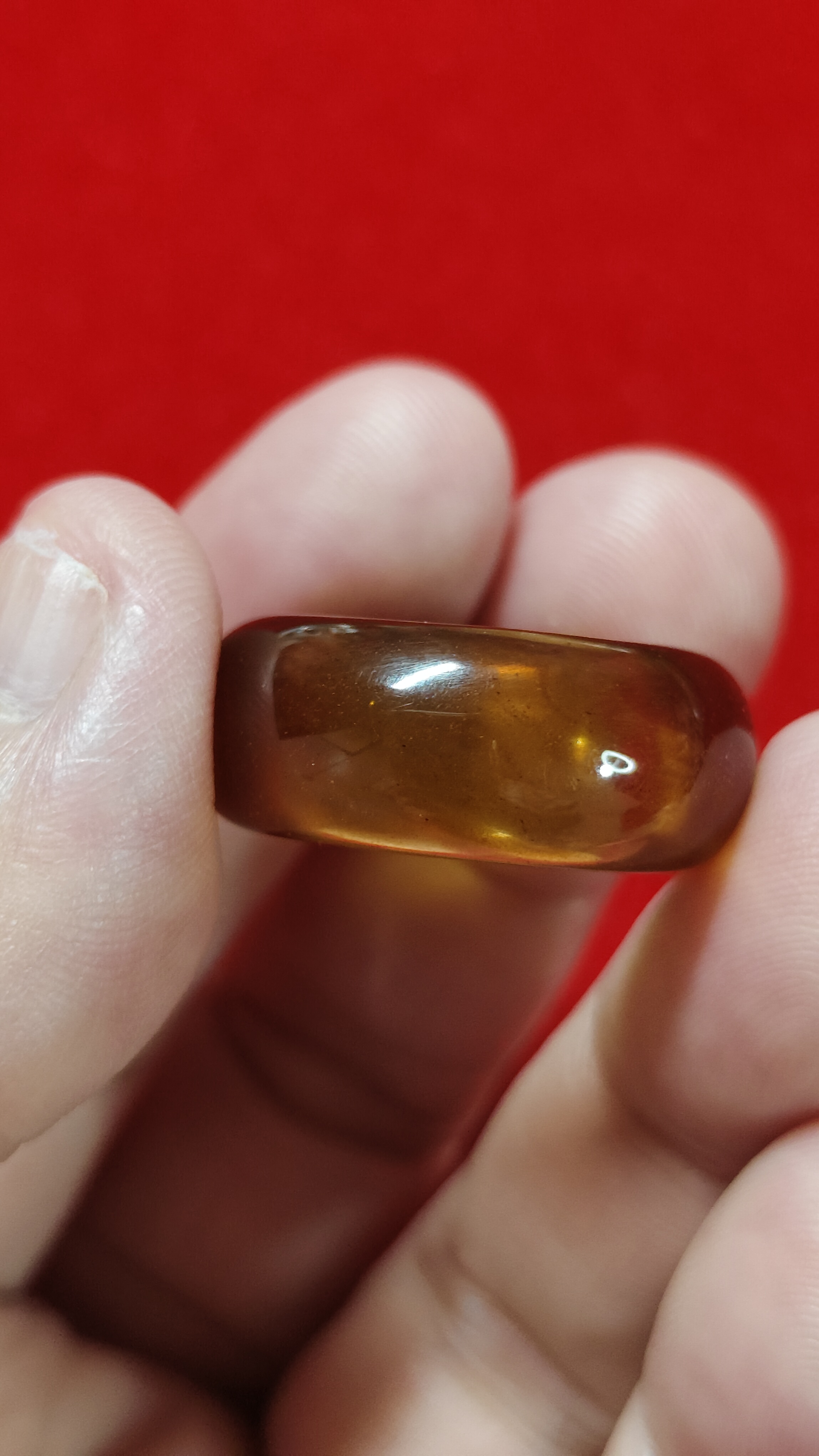 #แหวนอำพัน(Amber)พม่า รหัสR-0051