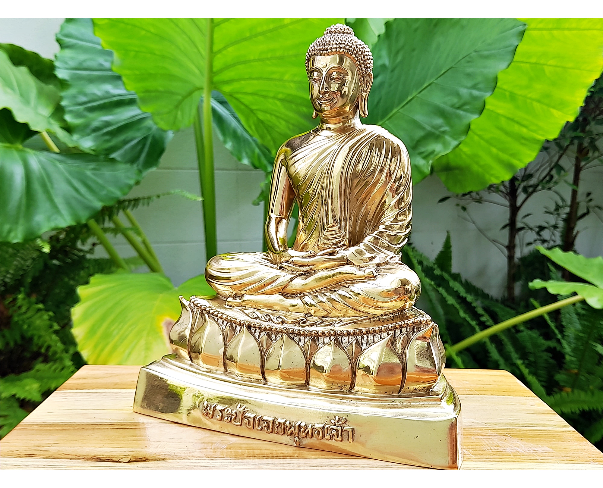 รูปหล่อ พระปัจเจกพุทธเจ้า (ขนาดตั้งบูชา หน้าตัก5นิ้ว ฐาน7นิ้ว สูง9นิ้ว) เนื้อโลหะ(ทองเหลืองผสมเนื้อเงินมหาสะท้อนที่หล่อองค์พระปัจเจกพระพุทธกเจ้าจากองค์จริงต้นฉบับ) ปี2564 #รับประกันแท้ #การันตีแท้ - ปลุกเสกโดย หลวงพ่อเล็ก วัดท่าขนุน