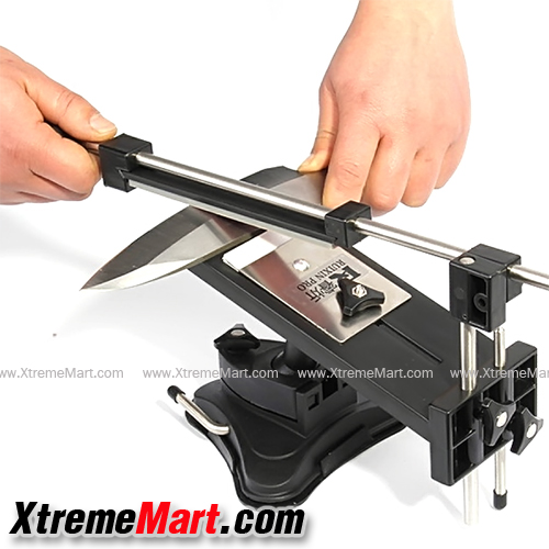 หินลับมีด Professional Kitchen Knife Sharpener System Fix-angle 4 Stones HG104
