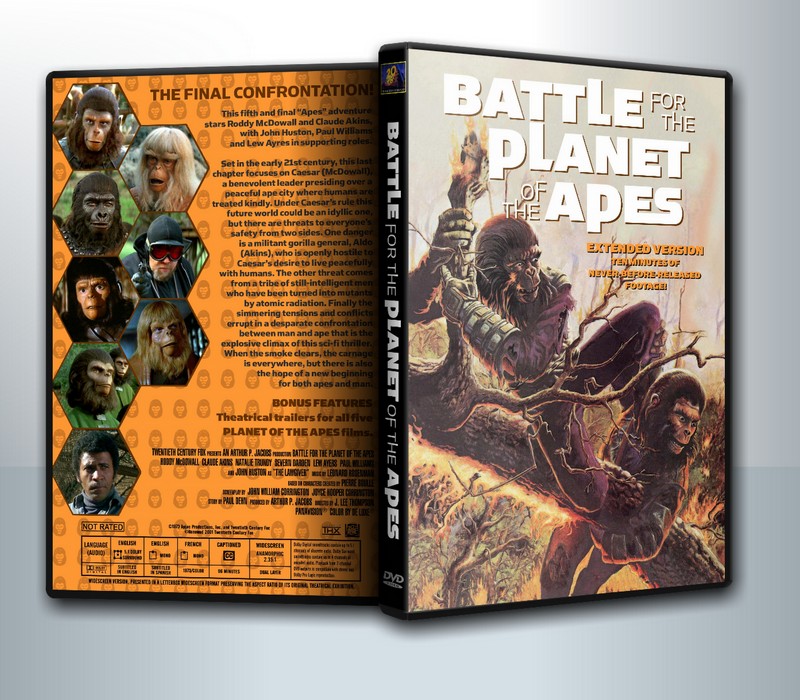 Battle For The Planet of the Apes 1973 ( 1 DVD )
