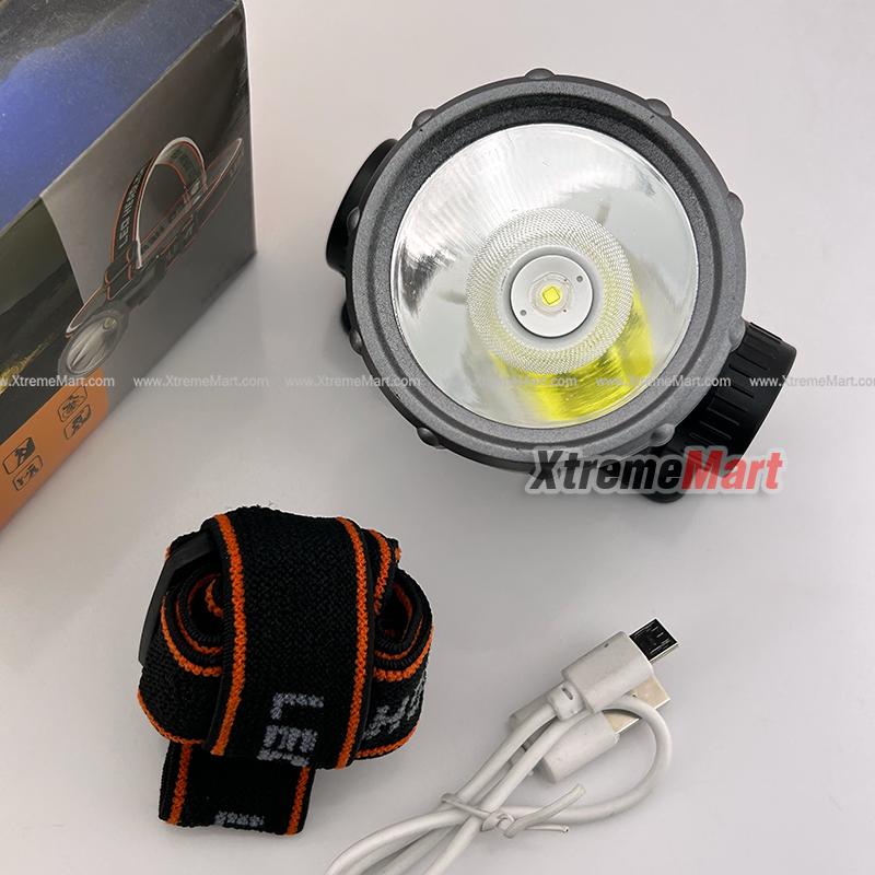 ไฟฉายคาดหัว HD-20 หลอด LED 1000 LUMEN สว่าง ใช้งานง่าย ชาร์จได้ HeadLamp