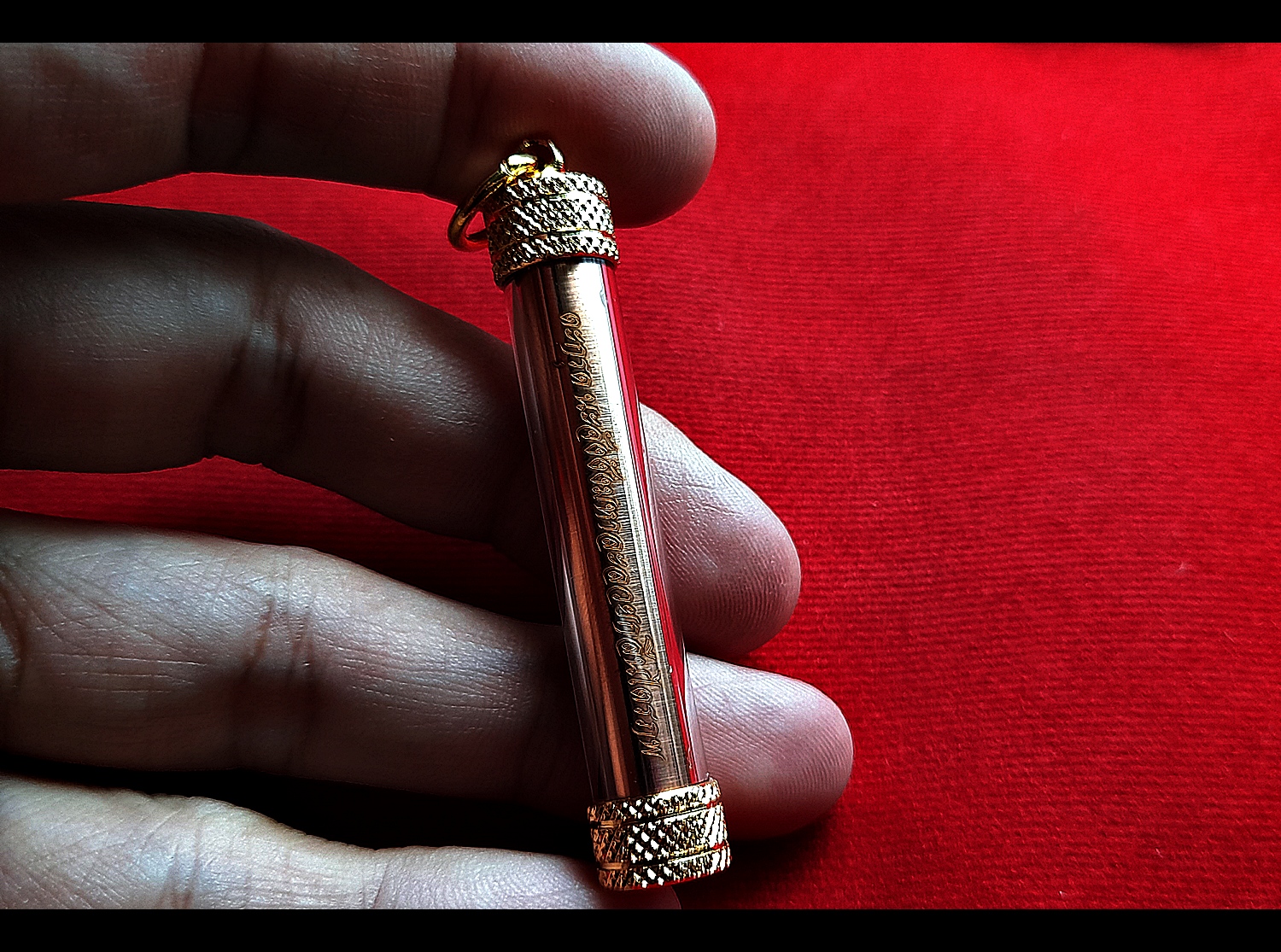 ตะกรุดนะจังงังมหาละลวยกลืนไตรภพ เนื้อทองแดง ปี2563 #รับประกันแท้