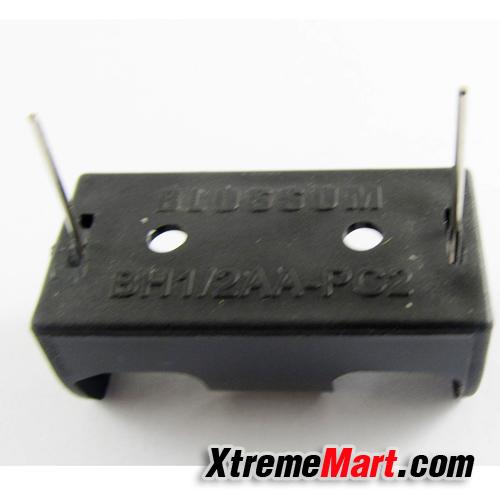 รางใส่แบตเตอรี่ 1/2 AA 1/2AA 14250 Battery Storage Box Case Holder 3.6V