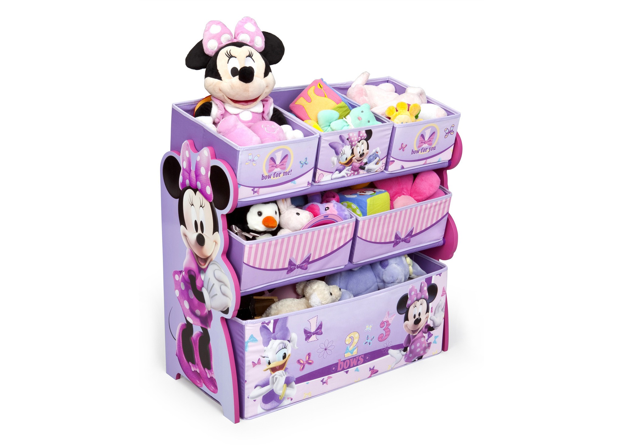 ชั้นเก็บของเล่นสำหรับลูกน้อย Delta Children Multi-Bin Toy Organizer (Disney Minnie Mouse)