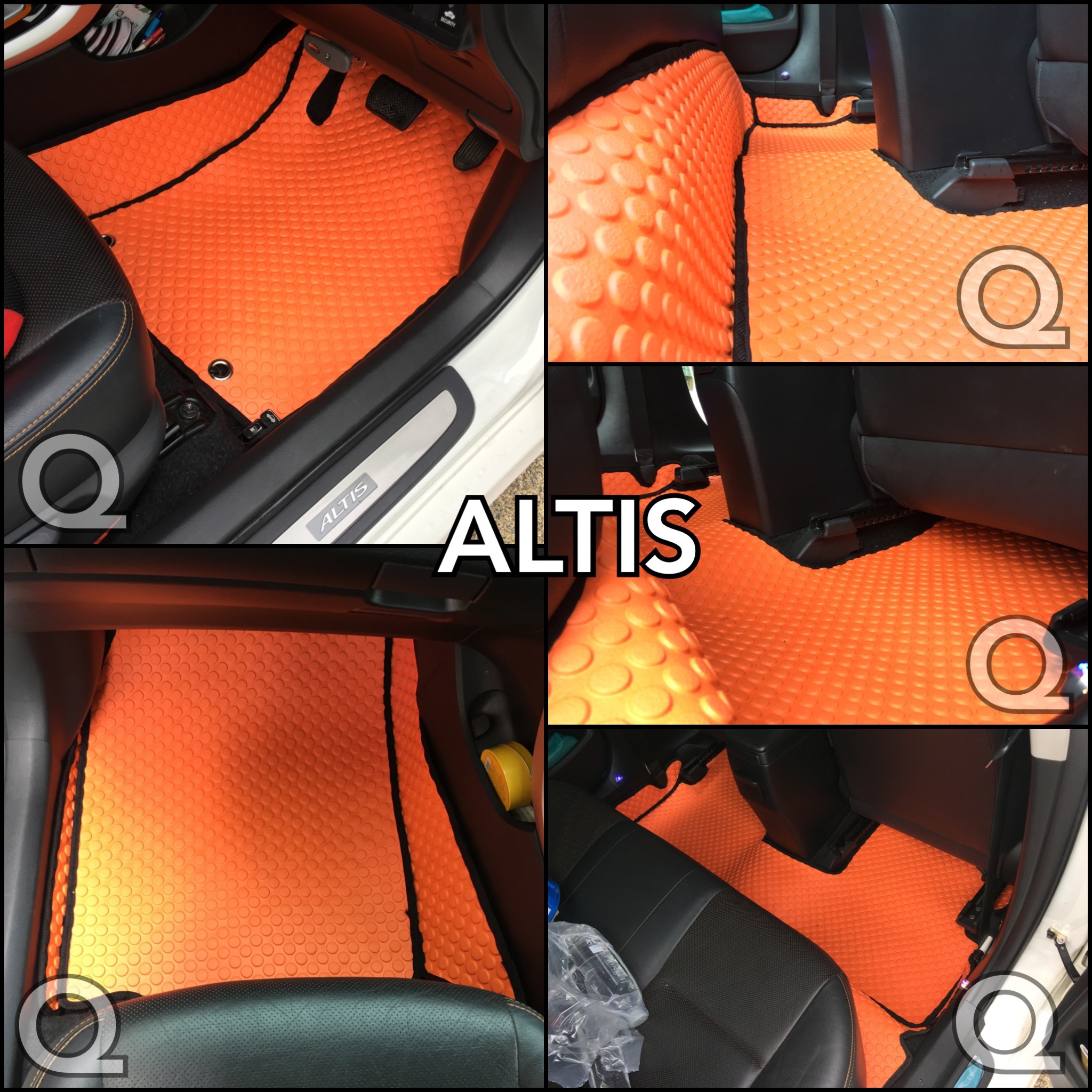 พรมกระดุม Altis 2008-2013 เต็มคัน