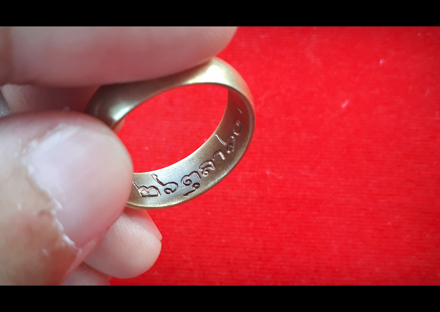 แหวน มนต์พระกาฬ (แหวนปลอกมีด) เนื้อทองชนวน ปี2560 #รับประกันแท้ - ทันยุค อ.ปู่เม่า แย้มทับ เสก