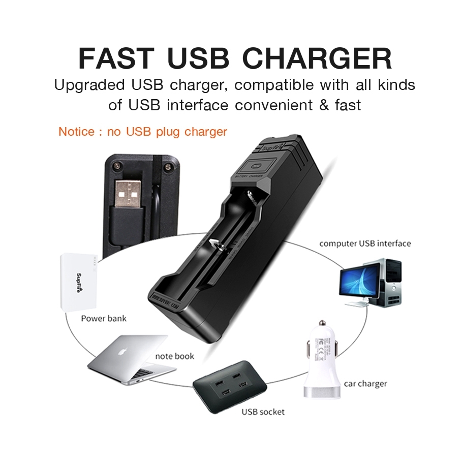 ไฟฉาย Supfire รุ่น C8-XPE (K0300)