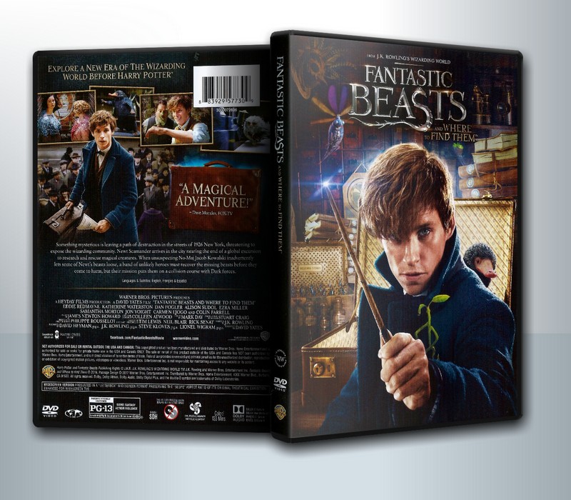 Fantastic Beasts and Where to Find Them สัตว์มหัศจรรย์และถิ่นที่อยู่ ( 1 DVD )