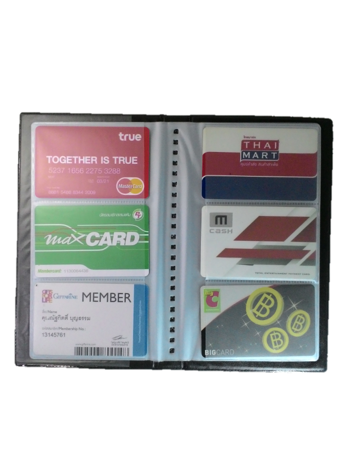 สมุดใส่การ์ดใส่นามบัตร