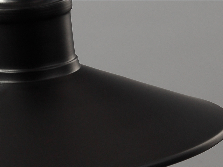 โคมไฟห้อยเพดาน Industrial Loft สีดำ เหล็กดัดครอบแก้ว