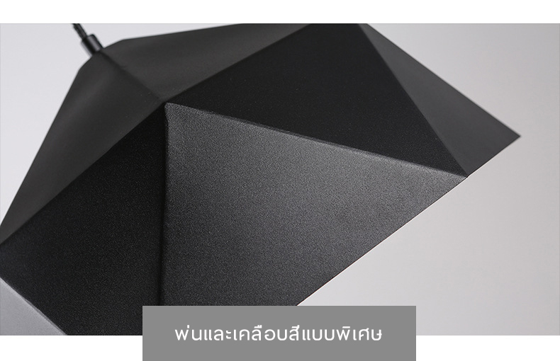 โคมไฟห้อยเพดานทรงเรขาคณิต