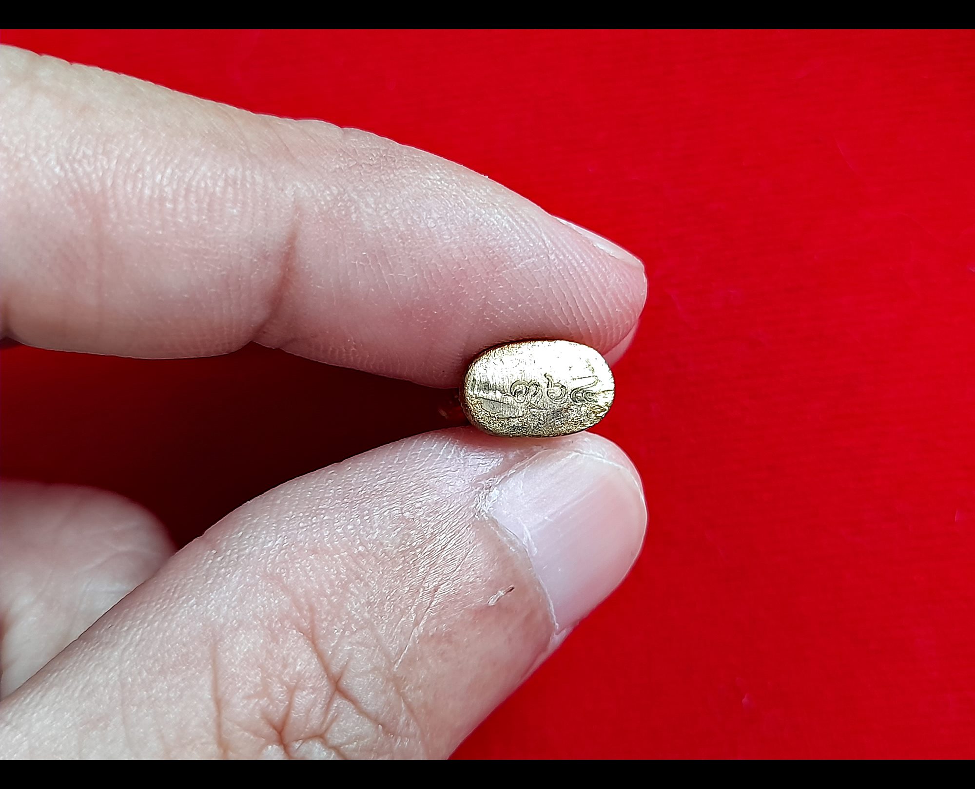 รูปหล่อ ท้าวเวสสุวรรณ (ขนาดพกพาห้อยคอ) เนื้อทองเหลืองลงยา ปี2562 ตอกเลข ตอกโค็ด #รับประกันแท้ - หลวงปุ่หมุน วัดบ้านจาน