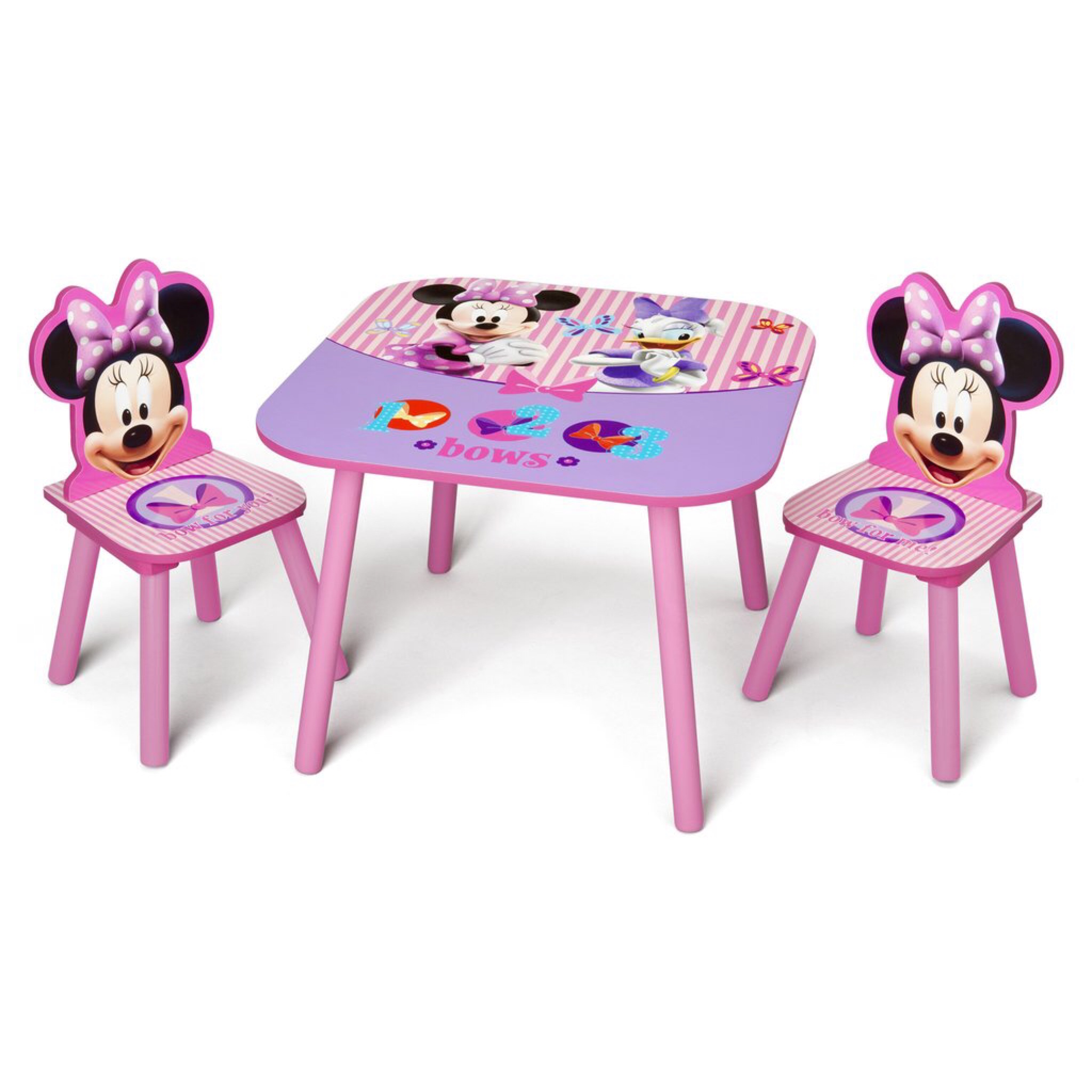 ชุดโต๊ะและเก้าอี้สำหรับเด็ก Delta Children Table & Chairs Set (Minnie Mouse)