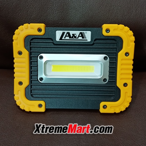 ไฟฉายสปอร์ตไลท์ LA&A 6003B สว่าง 750 ลูเมน 4400mAh LED Work Light 10W COB LED 3โหมด(ของแท้)