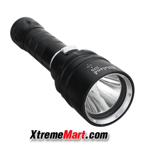 ไฟฉายดำน้ำ ElfeLand D70 2000LM Scuba Driving LED Flashligh แสงสีขาว ระบบ Magnetic Switch 1 โหมด
