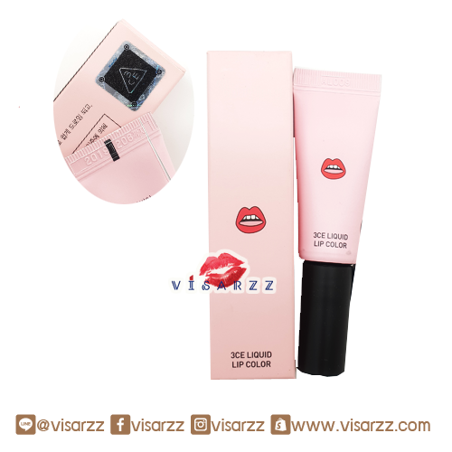 (Exp12/19) 3CE Liquid Lip Color 8g # Be Dashed ลิปสติกเนื้อแมตต์แบบหลอดบีบ เนื้อ Liquid สีชัด เกลี่ยง่ายค่ะ