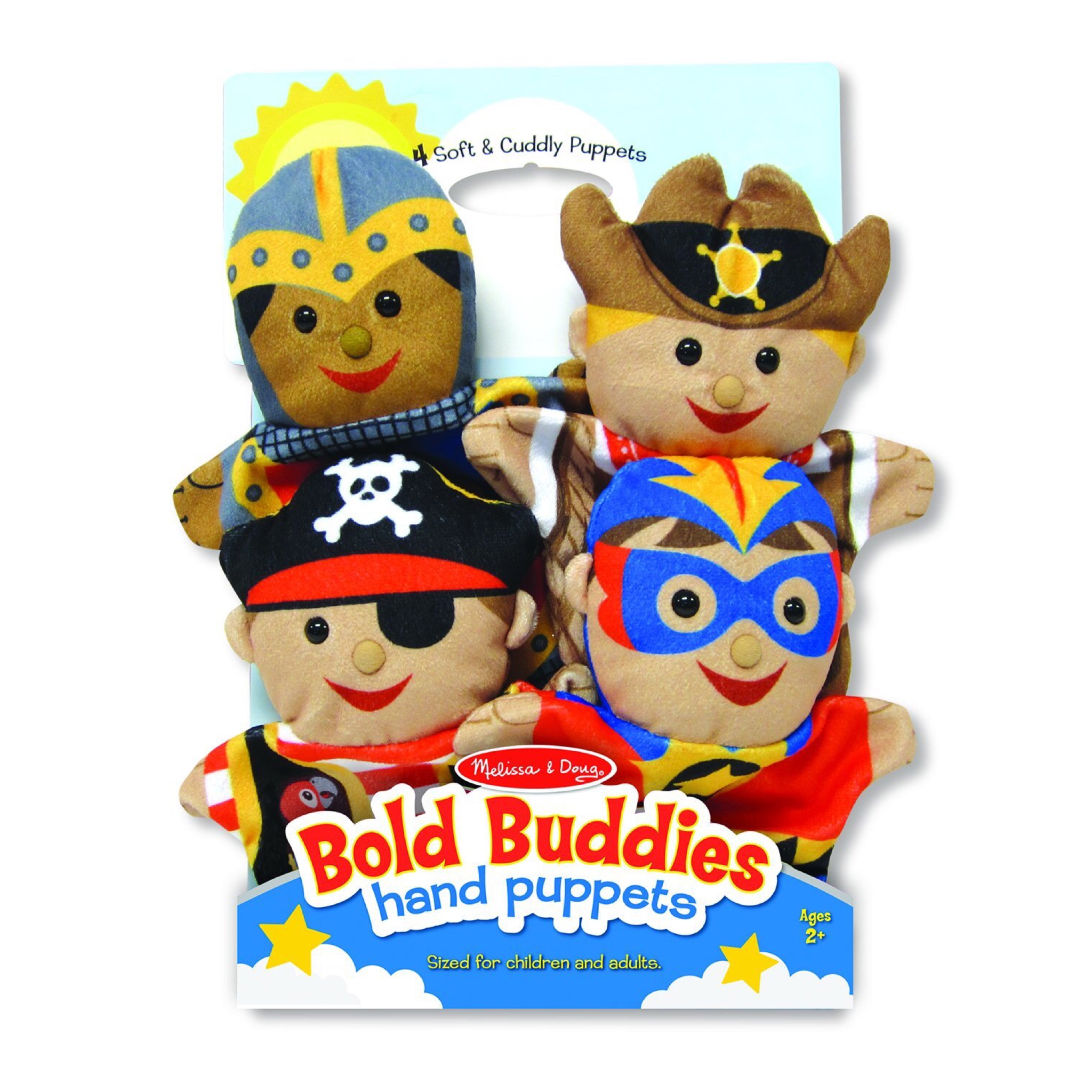 ชุดตุ๊กตาหุ่นมือ Melissa & Doug Hand Puppets (Bold Buddies)