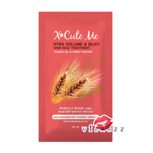 (สีส้ม) X-Cute Me Xtra Volume & Silky Treatment 30mL เอ็กซ์คิวท์ มี เอ็กซ์ตร้ วอลุ่ม แอนด์ ชิลกี้ แฮร์ ไรซ์ สูตรล้างออก สูตรสำหรับผู้ที่มีปัญหาผมขาดหลุดร่วง ผมบาง